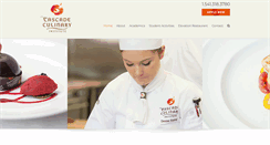 Desktop Screenshot of cascadeculinary.com